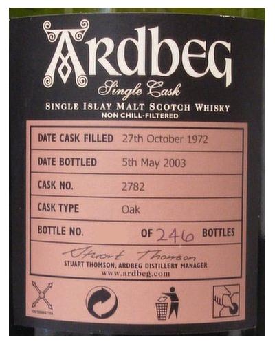 Buy Ardbeg 1972 VELIER Online