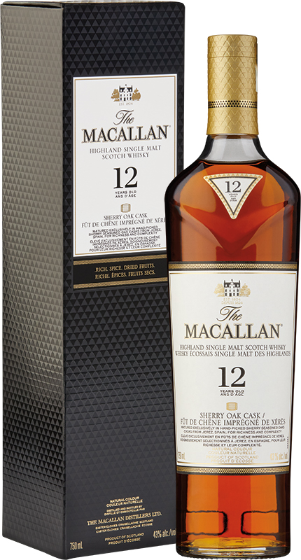 MACALLAN - SHERRY OAK 12 YEAR OLD